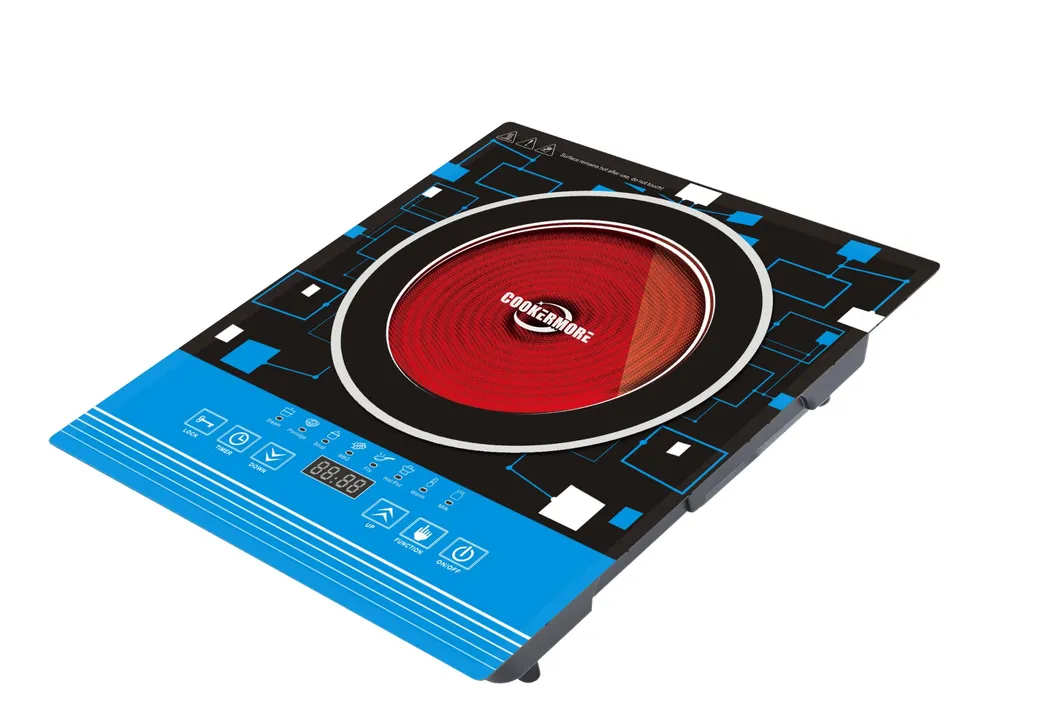 Custom 2200W Touch Electric Induction Cooktop Burner Hot Plate Induction Cooker Smokeless