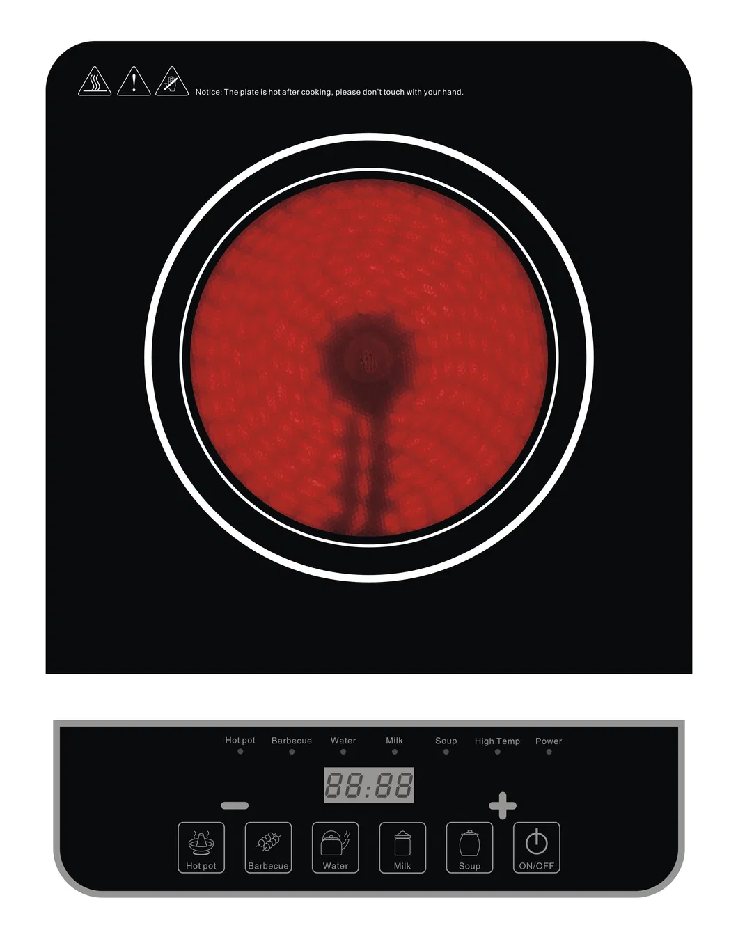 Kitchen Appliance Induction Hob Cooker Infrared Stove Cooktop