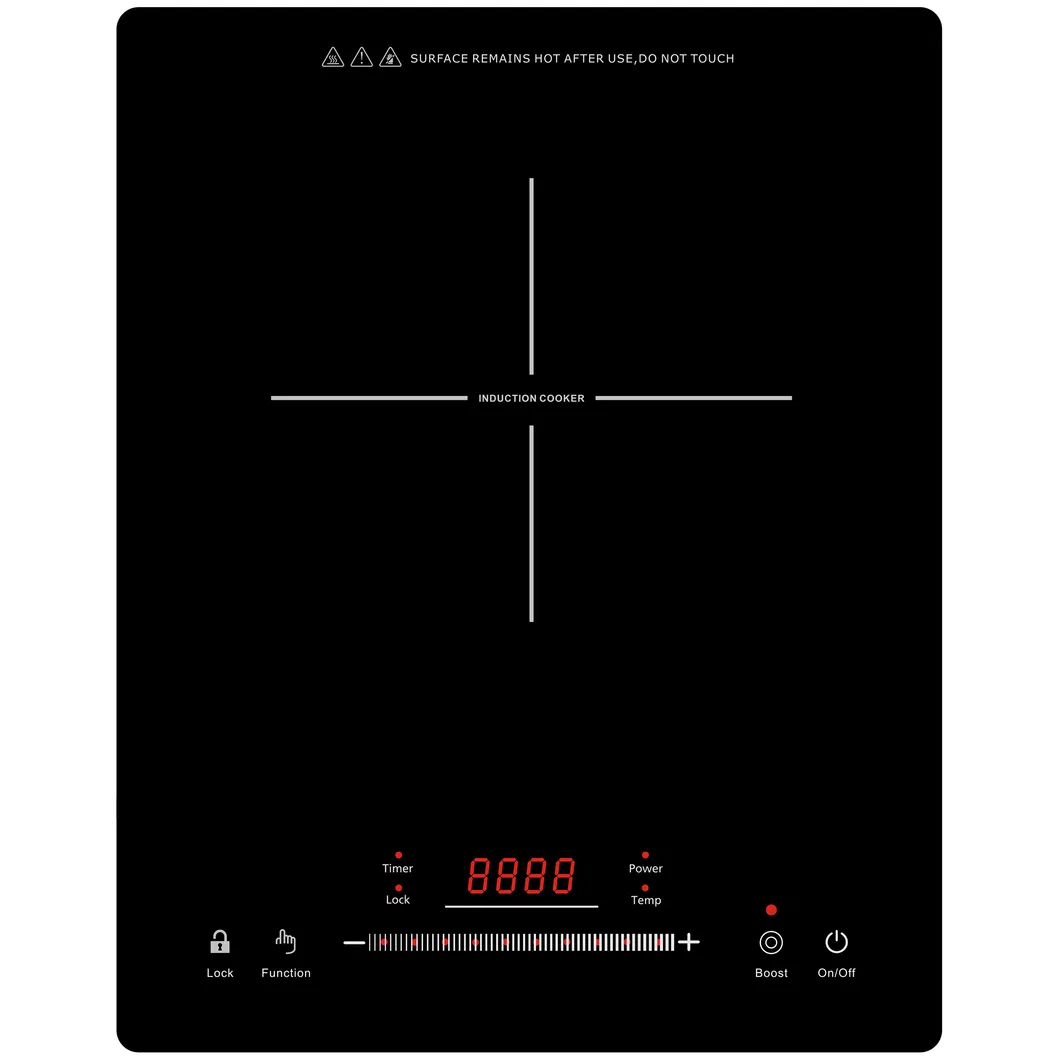 Best Portable Induction Cooktop Single Sensor Sensitive Control with Slider Funciton