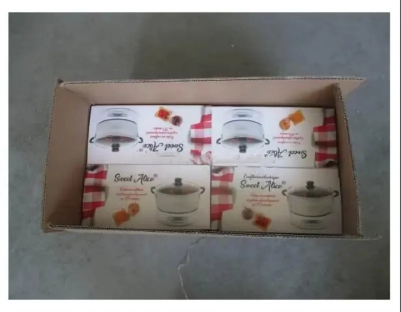 Double Layers Jam Mixing Pot Home Jam and Jelly Maker with Handle