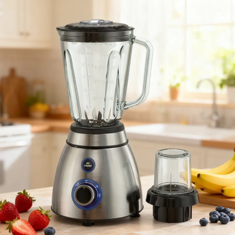OEM Powerful 1.5L Stainless Steel Commercial Electric Juicer Food Mixer Ice Blender