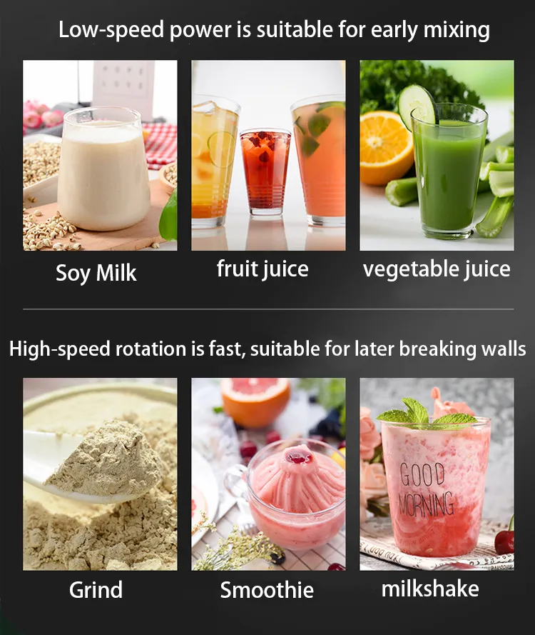 2025 New Hot Electric Mixer High Speed Food Blenders Multifunctional Grinder Table Juicer Smoothies Smoothie Blender Kb02006