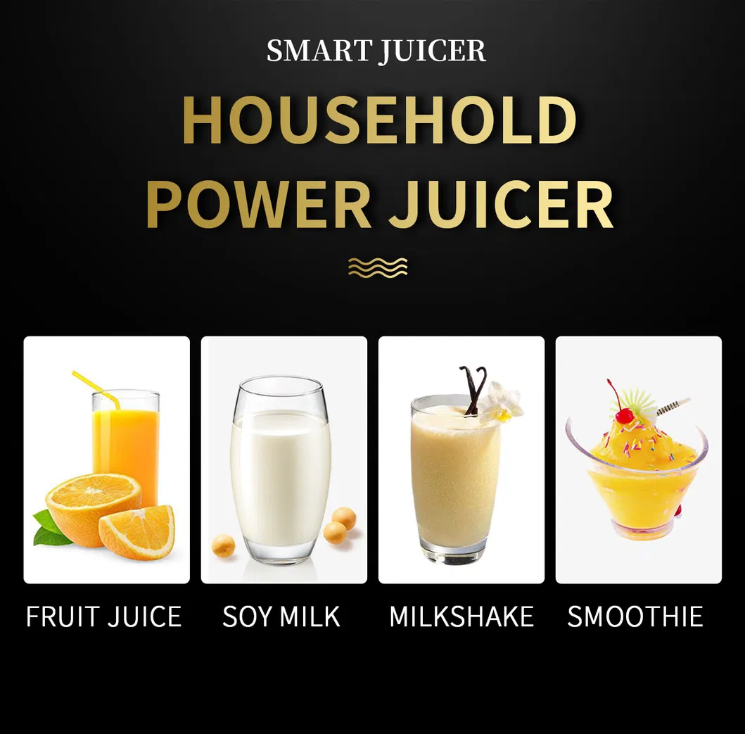 Kitchen Appliance Commercial Food Electric Fruit Smoothie Vegetable Mixer High Speed Blender