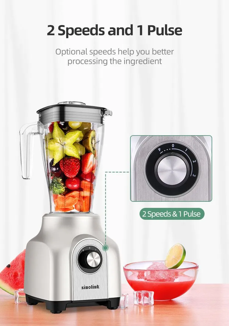 2020 New Style Professional Smoothie Mixer 1.3L Drinking Blender