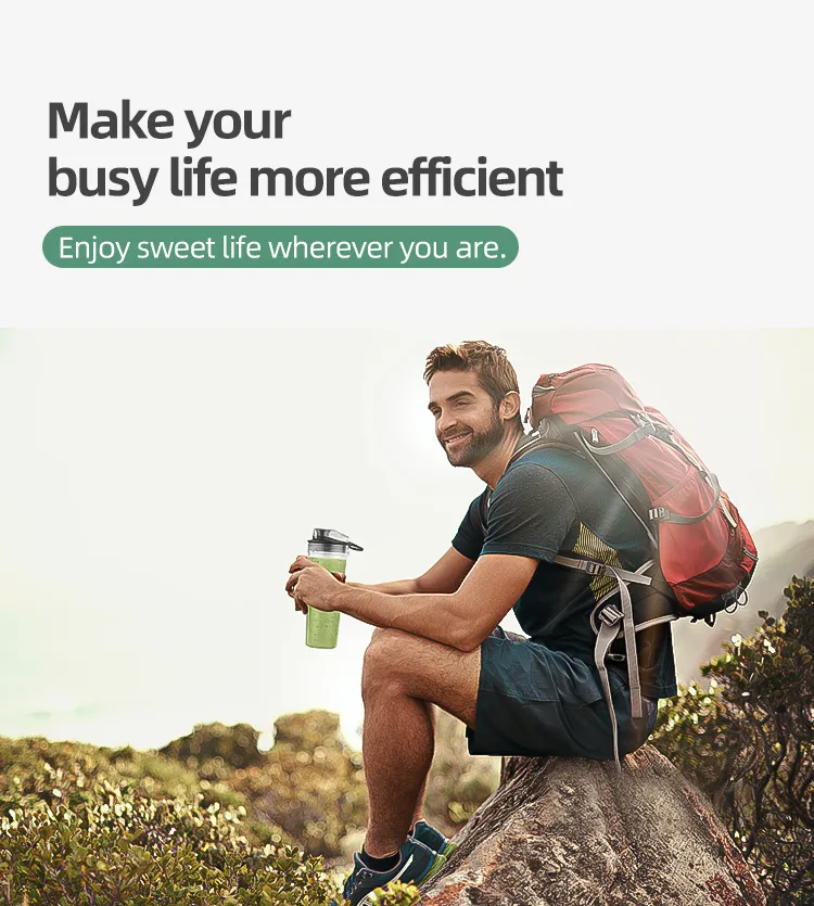 2020 New Style Professional Smoothie Mixer 1.3L Drinking Blender