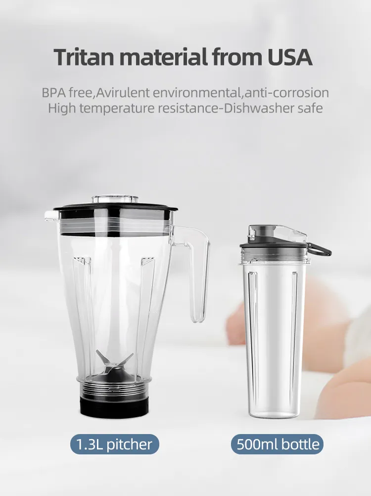 2020 New Style Professional Smoothie Mixer 1.3L Drinking Blender