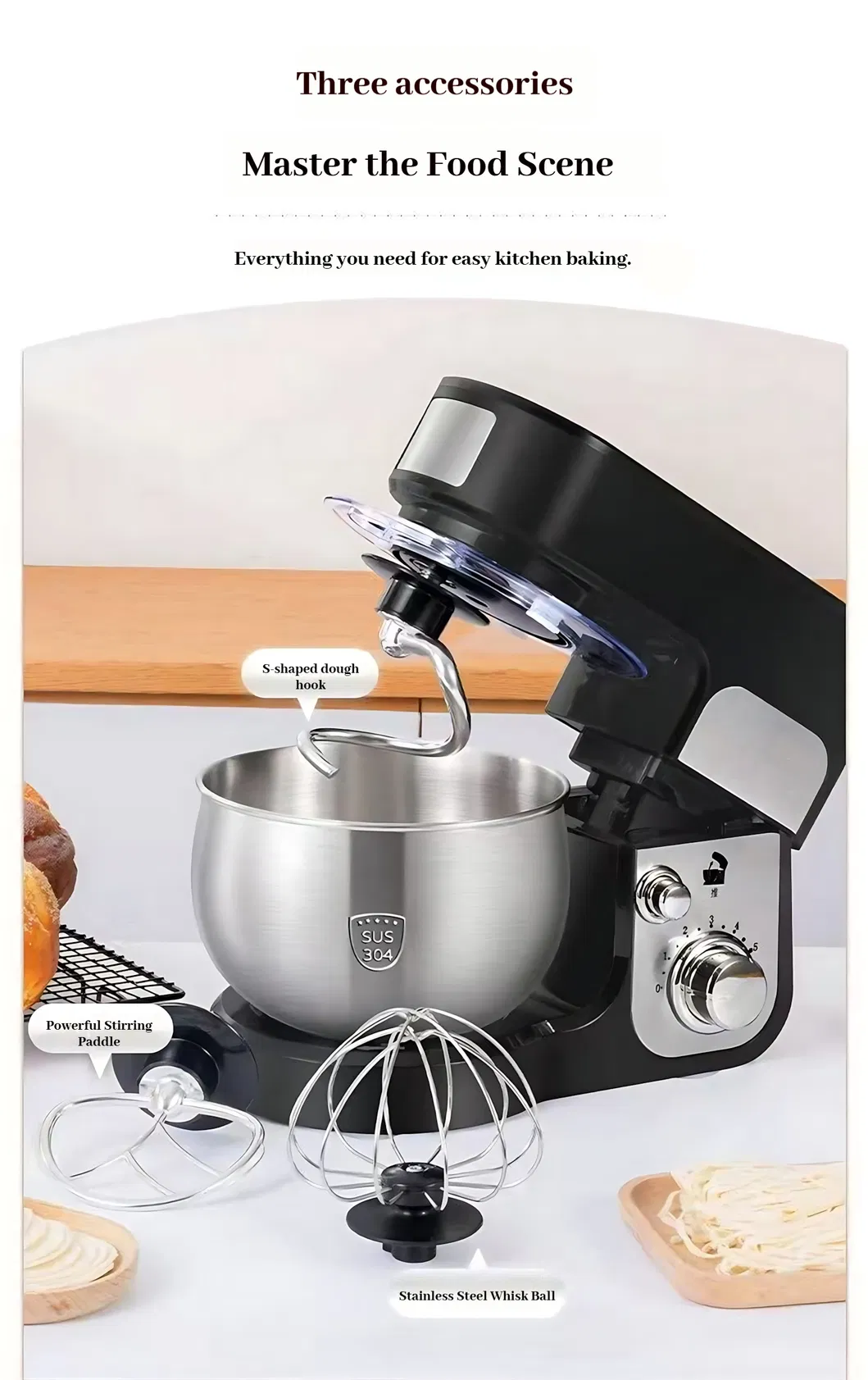 Bakery Dough Mixer with Refrigeration System and Automatic Temperature Control