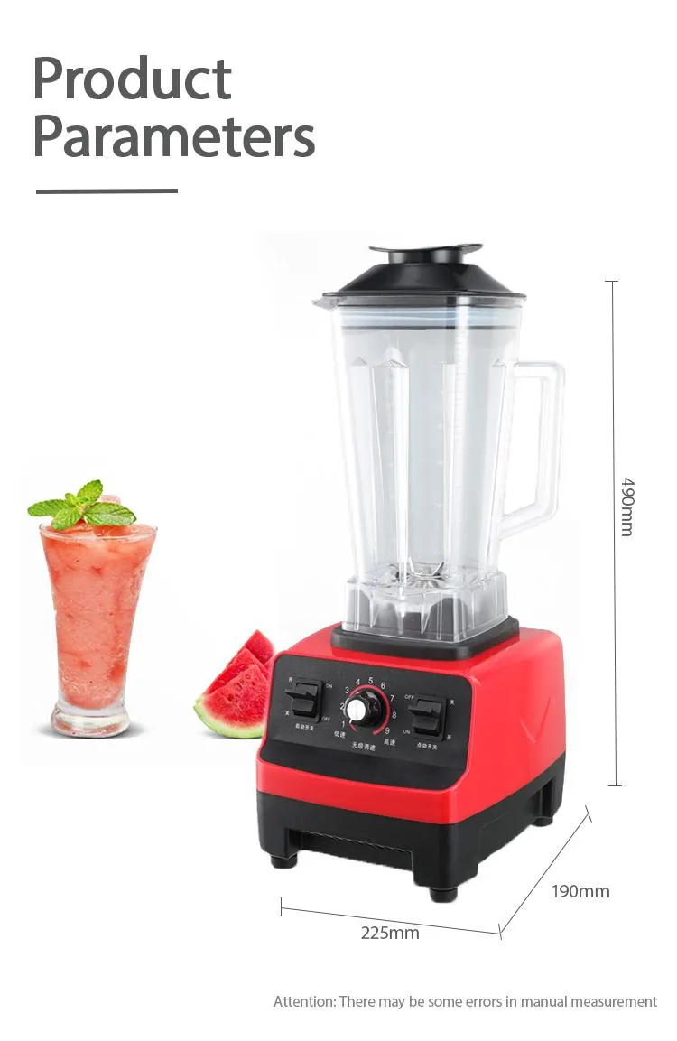 Adjustable Speed Smoothie Mixer Grinder Fresh Juicer Blender