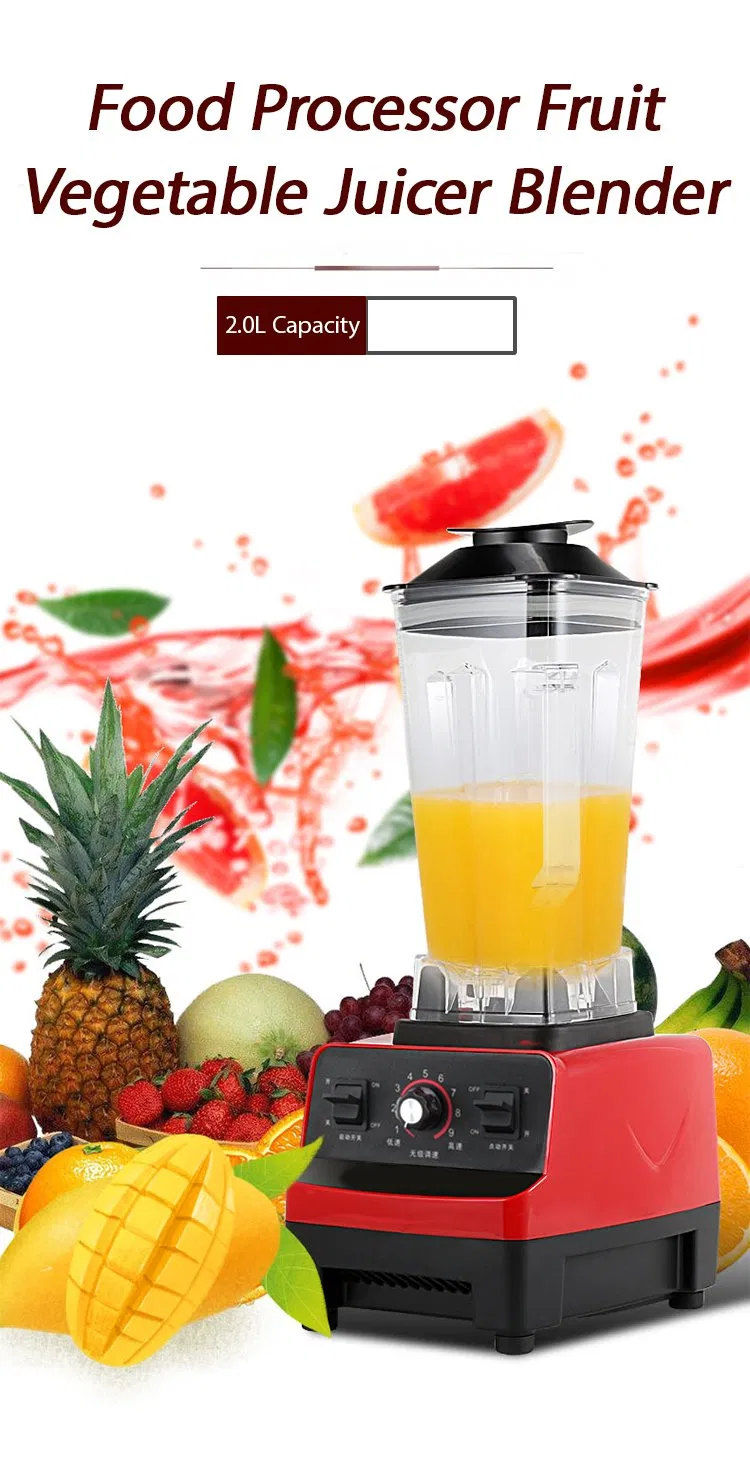 Adjustable Speed Smoothie Mixer Grinder Fresh Juicer Blender