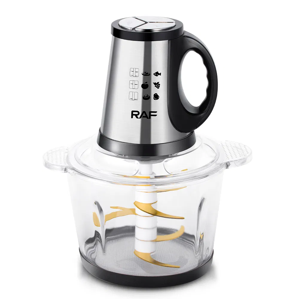 New 2 in 1 Household Electric Vegetable Food Chopper Food Processor 3L with Bowl Kitchen Cutter