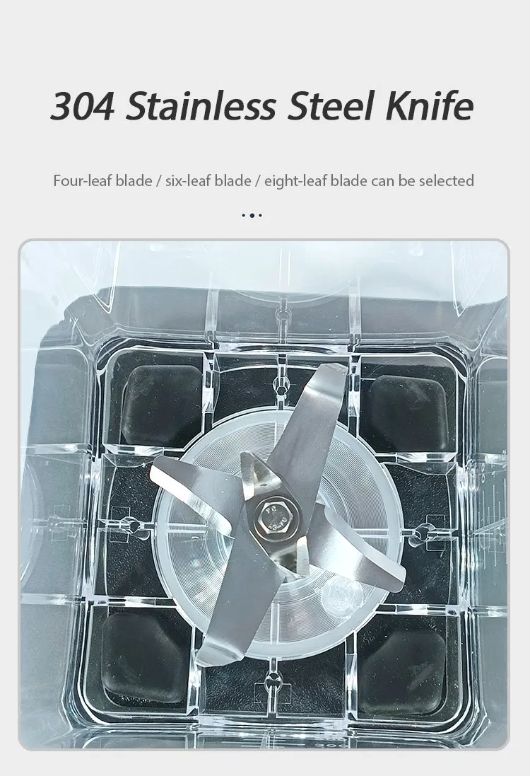 High Speed Sound Proof Food Blender Ice Icecream Smoothie Maker Heavy Duty Kitchen Blender