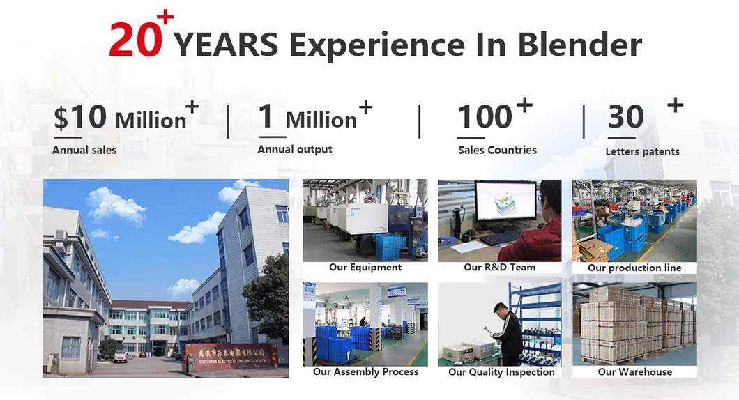 Householdhigh Quality DC Motor Multi-Function Immersion Hand Stick Blender