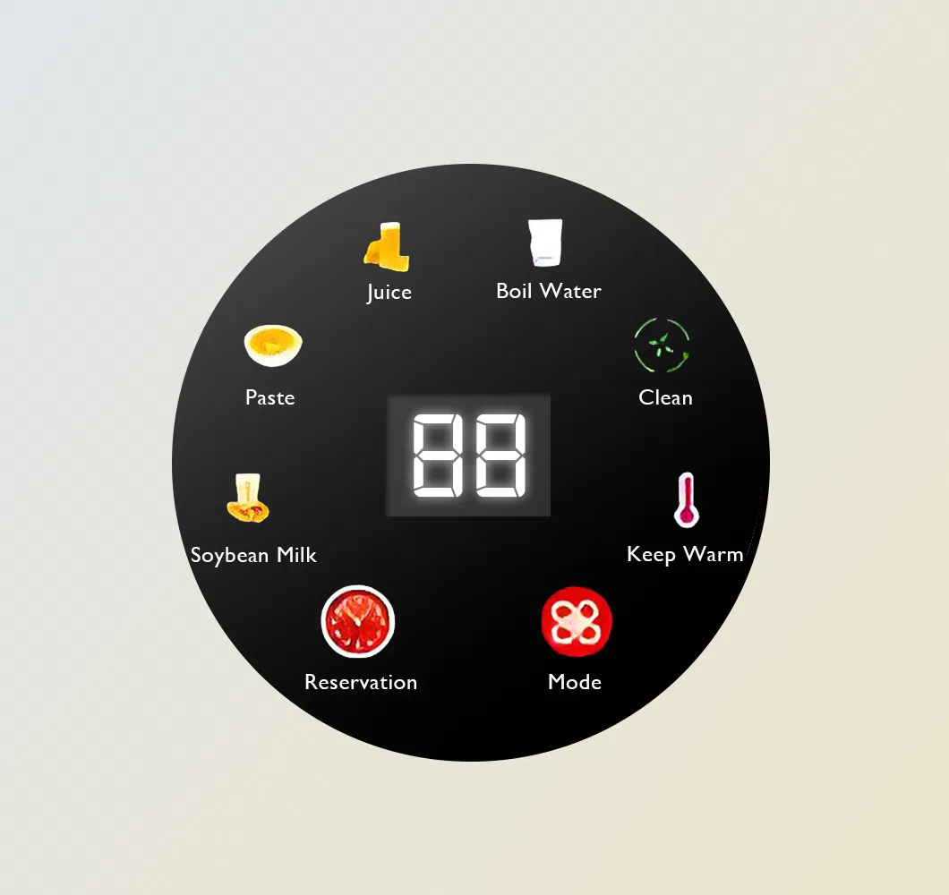 Sleek White Design 1L Compact Blender for Small Family Use