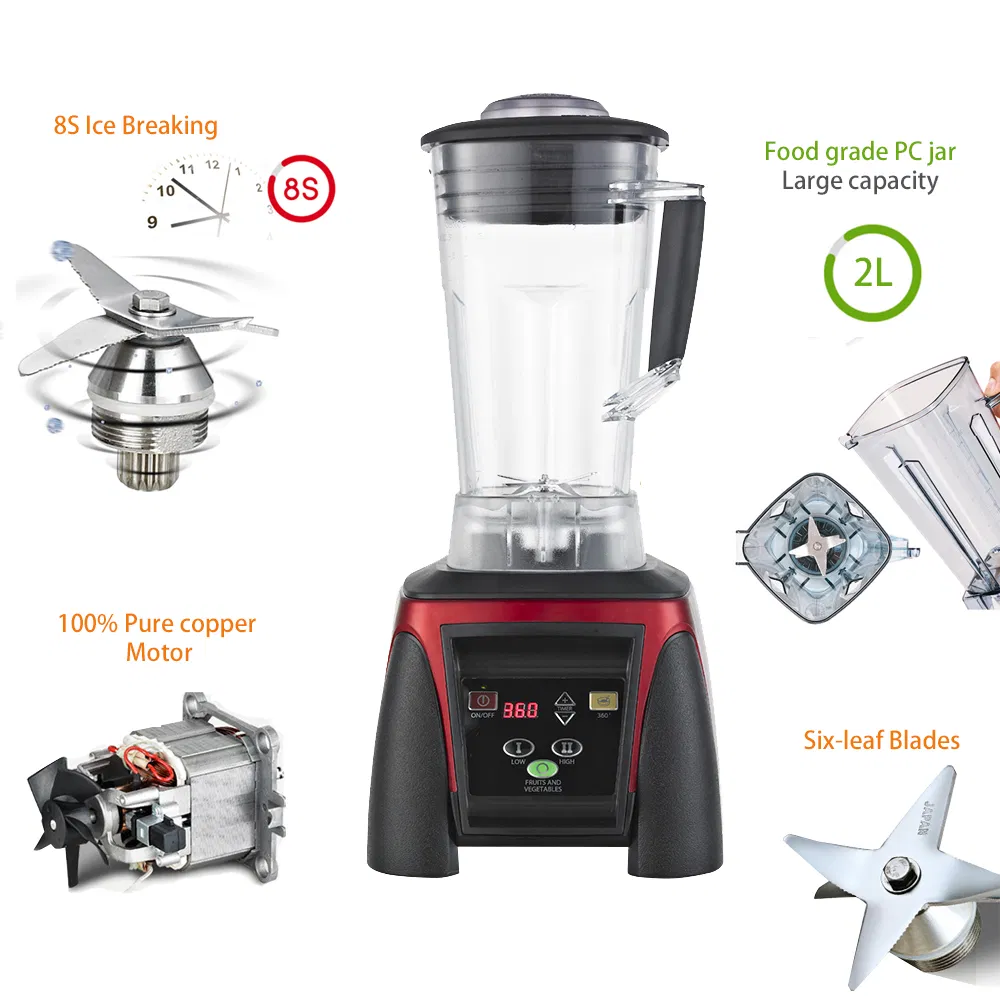 2025 Manenda 2.5HP Heavy Duty Professional Multi Commercial Blender