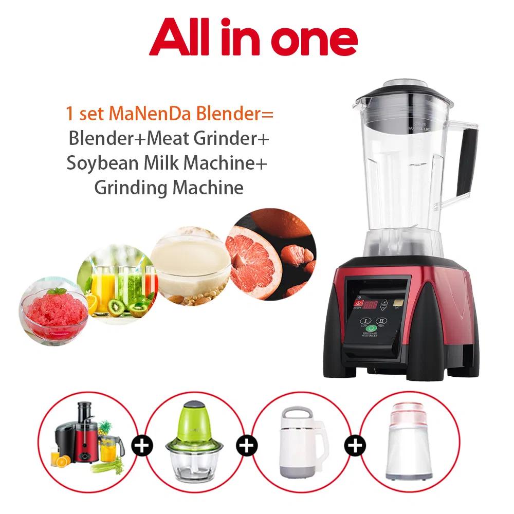 2025 Manenda 2.5HP Heavy Duty Professional Multi Commercial Blender