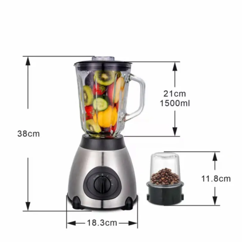 Fruit Juicer Juice Blender Mixer Factory Wholesale Price Glass Blender Mixer Machine Electric Stand Mixer Blender Food Mixer Kitchen Blender Ice Crusher Mixer