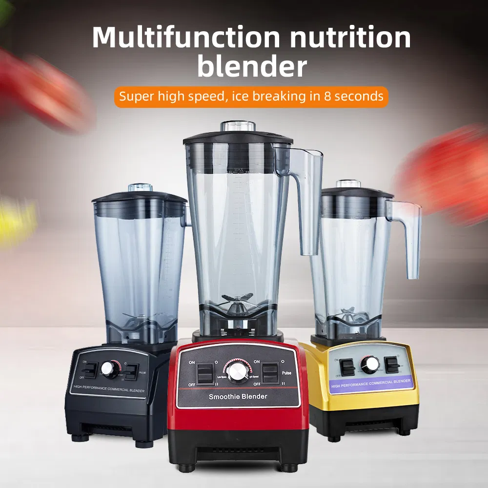 2025 Manenda Versatile 10 Speed Pulse Commercial Food Blender for Professional Kitchen