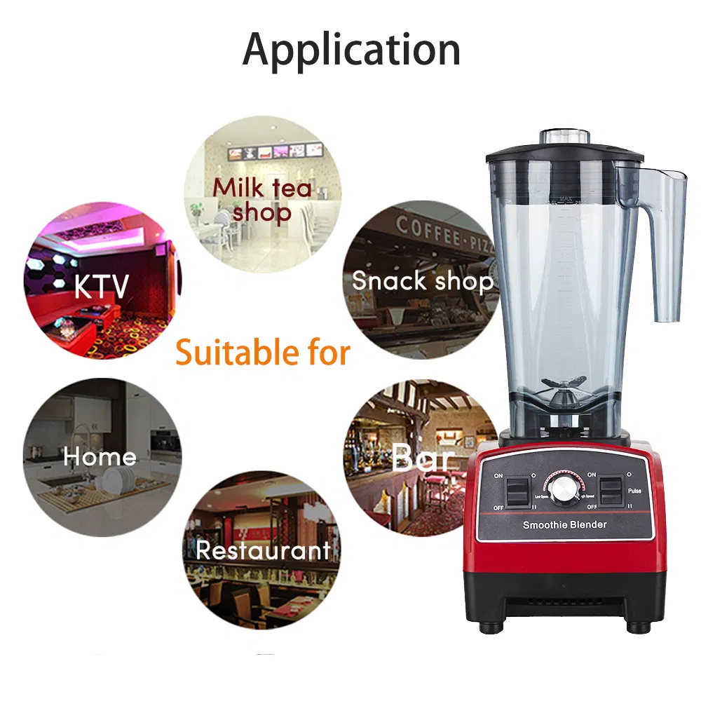 2025 Manenda Versatile 10 Speed Pulse Commercial Food Blender for Professional Kitchen