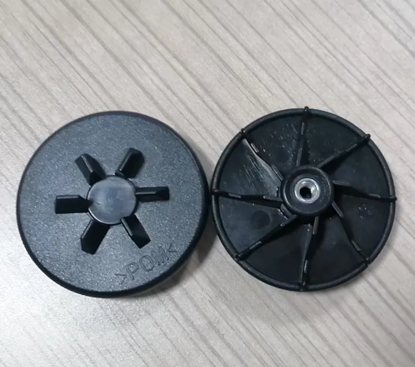 Drive Coupling Plastic Pulley Parts ABS Black Color 57mm Gear Blender Spare Parts