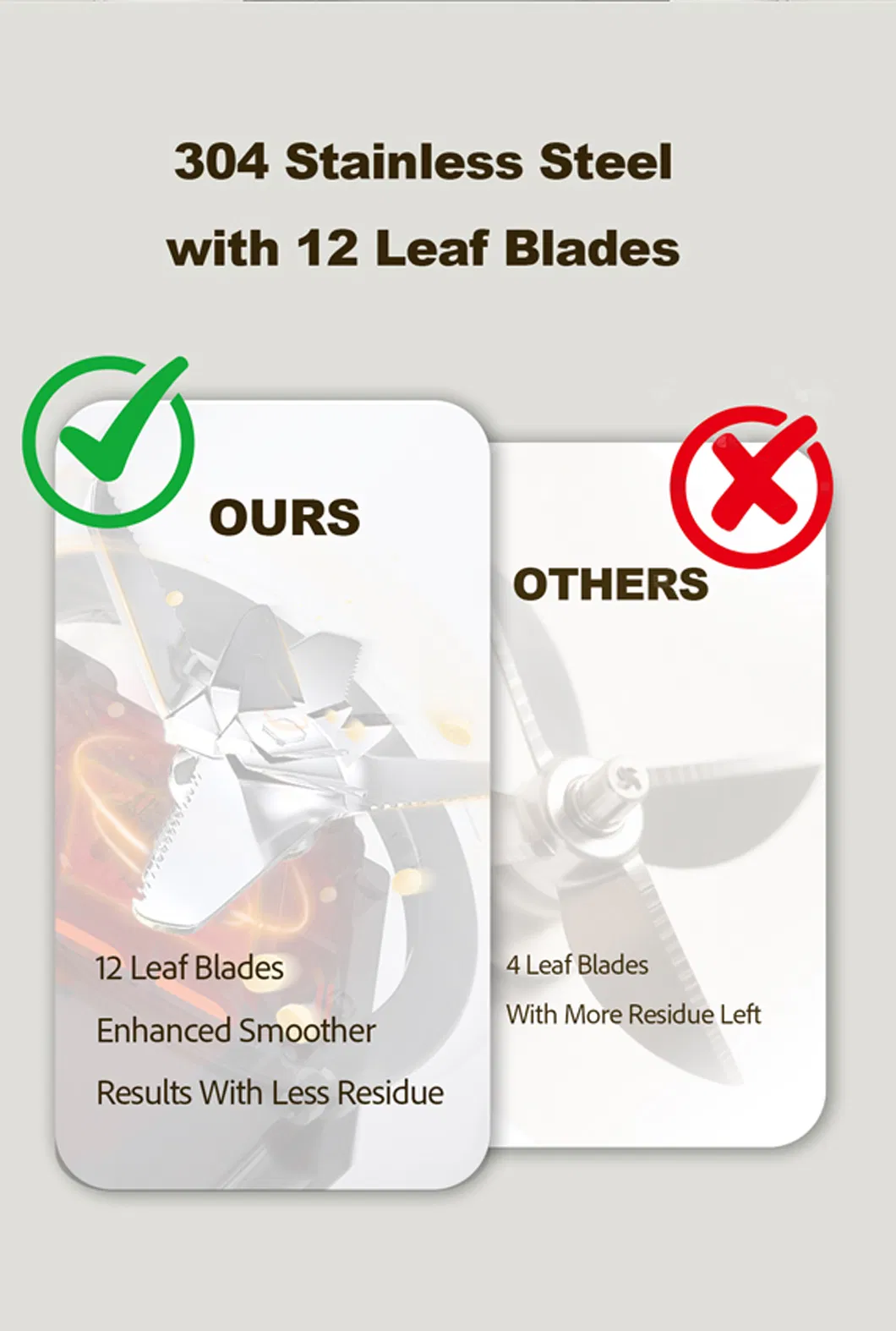 Best Selling Exquisite Design 1.2L Multifunctional White Blender