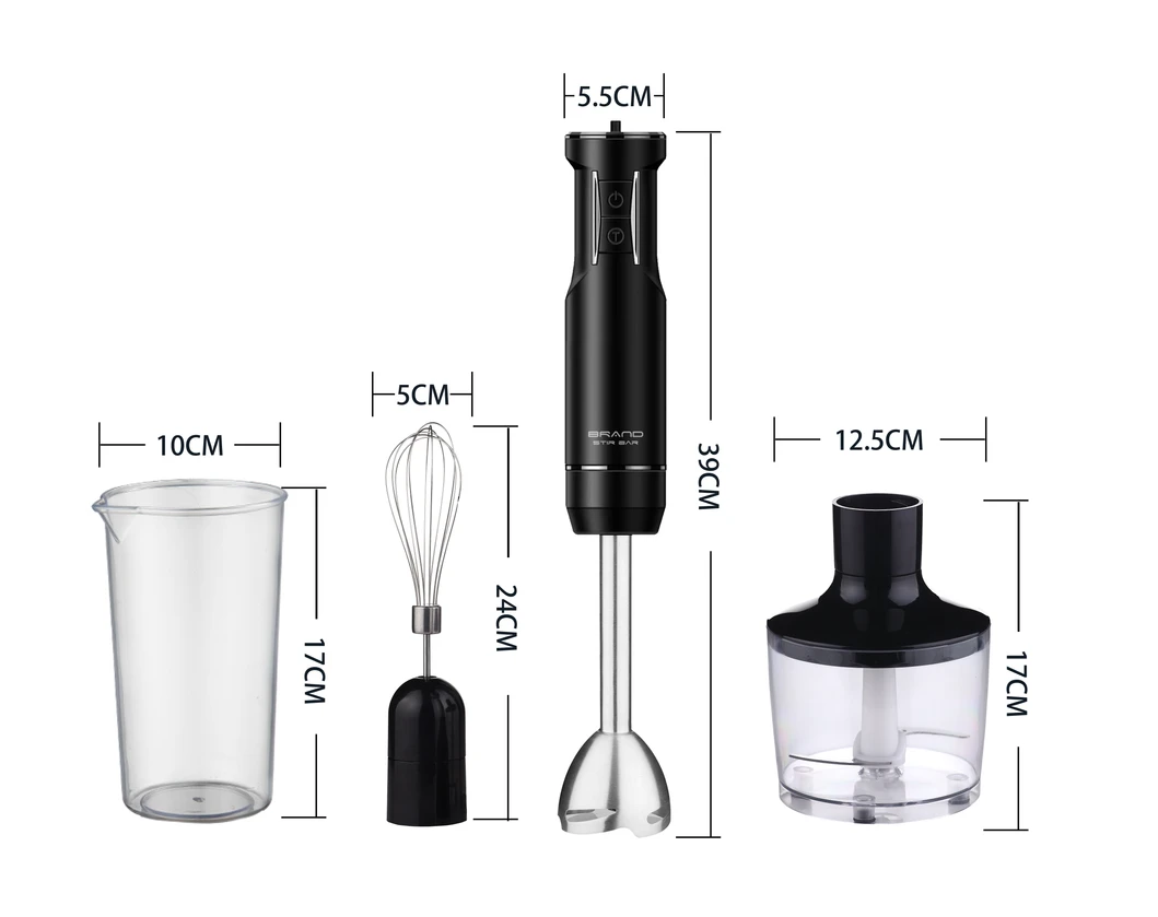 Hand Blender with Multi-Functional Immersion Blending for Household Kitchen