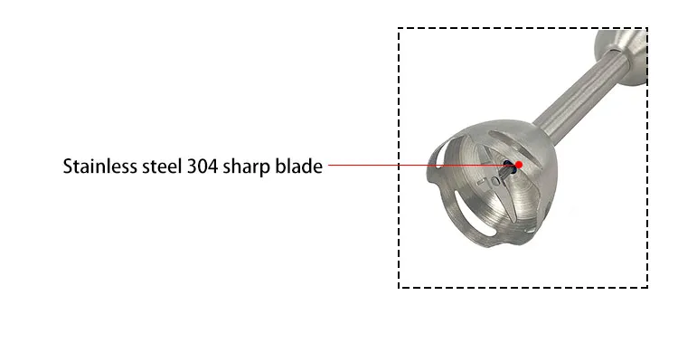 Hand Blender with Multi-Functional Immersion Blending for Household Kitchen