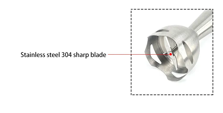 Household Stainless Steel Electric Handheld Stick Blenders Immersion Mixer Blender Set