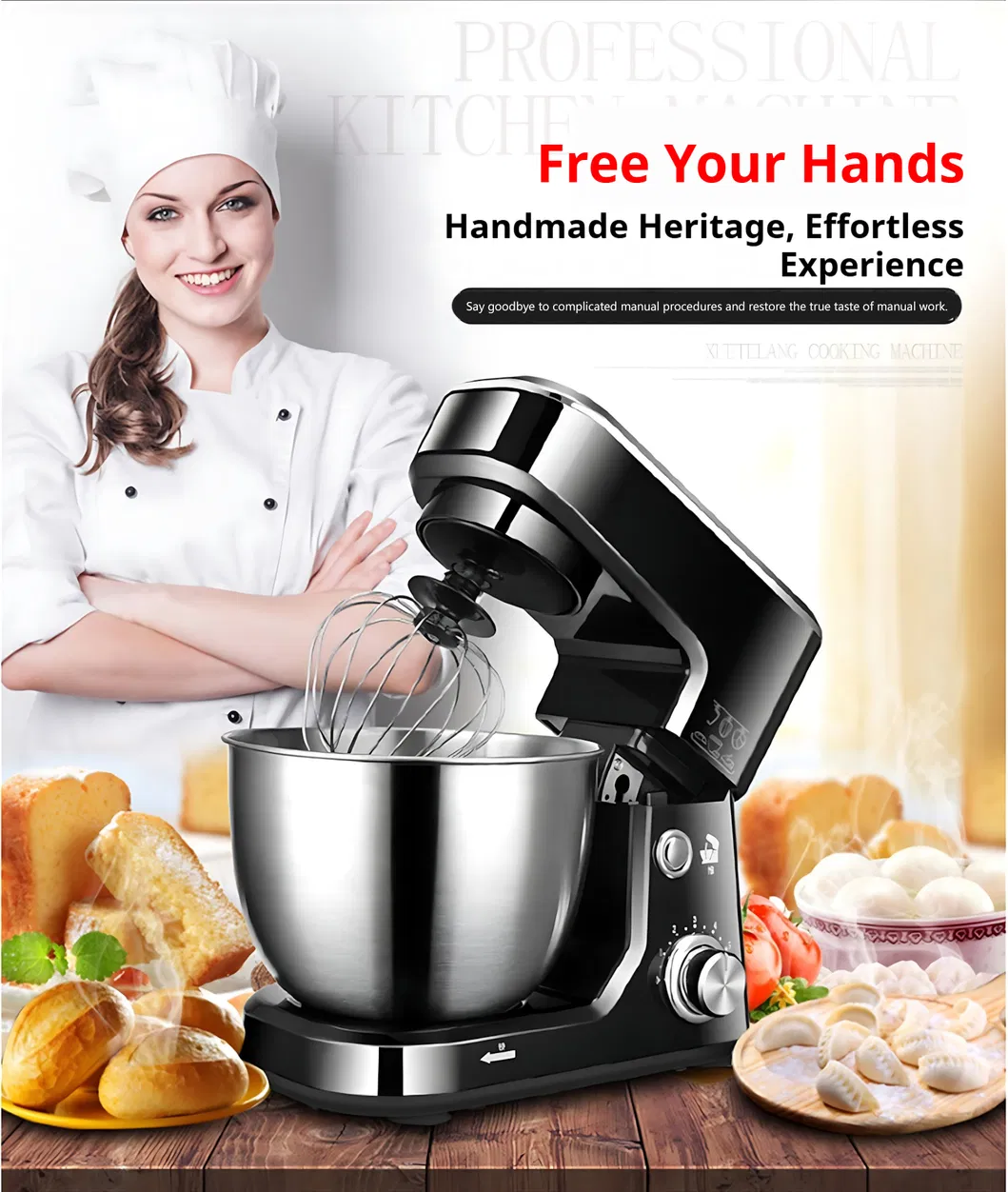 Industrial Dough Mixer with Low Noise Operation and Stable Performance