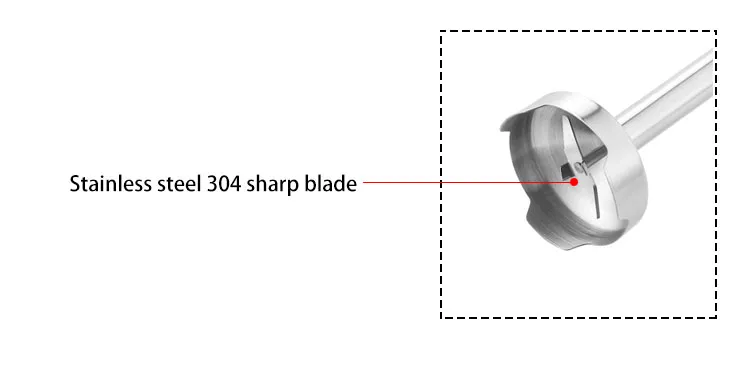 160ow Big Power Electric Stainless Steel Housing Hand Stick Blender