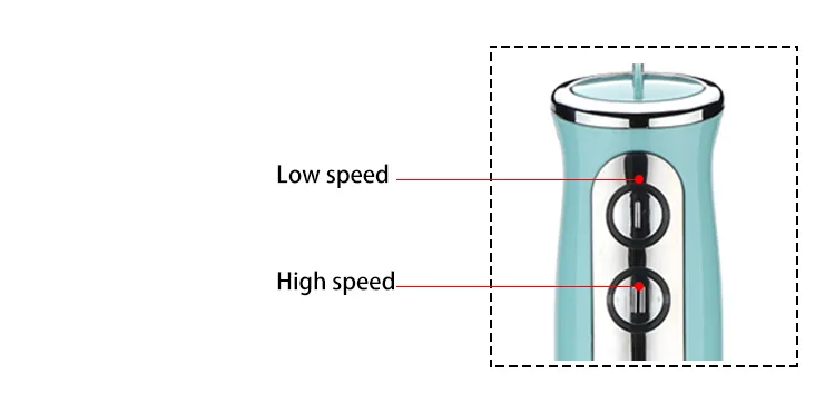 2 Speed Control ETL DC Full Copper Motor LED Light Electric Hand Blender