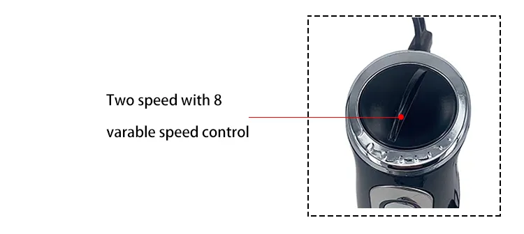 2 Speed Control ETL DC Full Copper Motor LED Light Electric Hand Blender