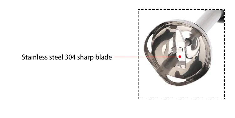 2 Speed Control ETL DC Full Copper Motor LED Light Electric Hand Blender