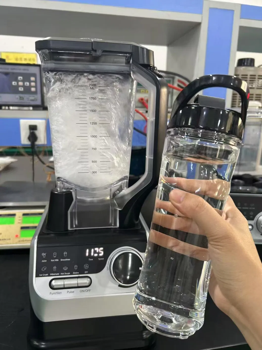 Industrial Strength Blender 1000W - 30+Mins Continuous Use, Tamper Included, ABS Base, 5kg Weight (CE/GS Certified)