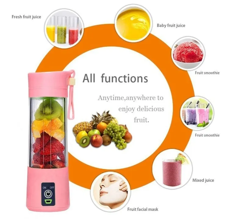 in Stock USB Juicer Cup Portable Juicer Blender Frullatore Spremiagrumi Licuadora Exprimidora Sapcentrifuge Entsafter-Mixer