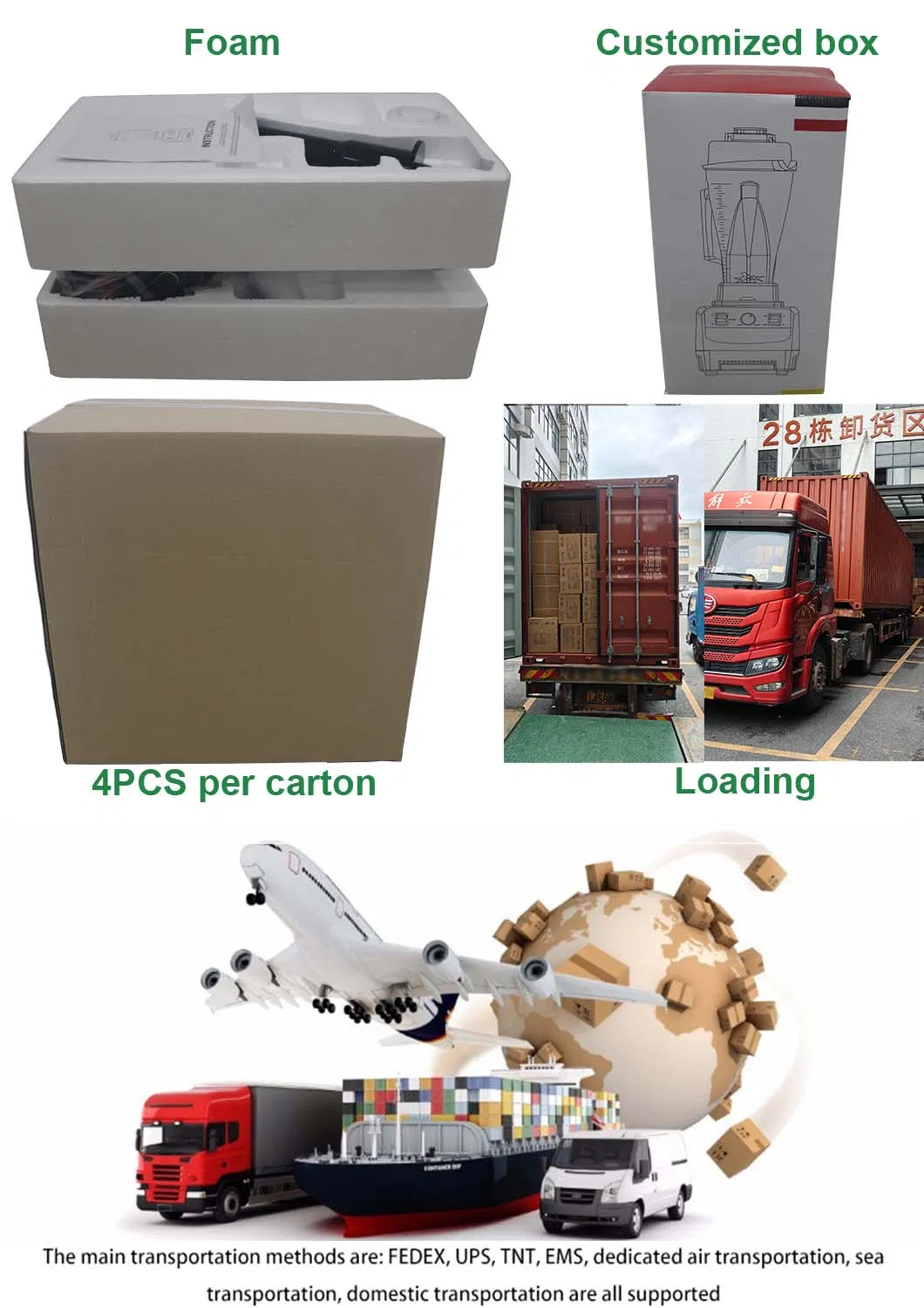 New 2500ml 3HP Heavy Duty Proefssional Smoothie Commercial Bar Blender