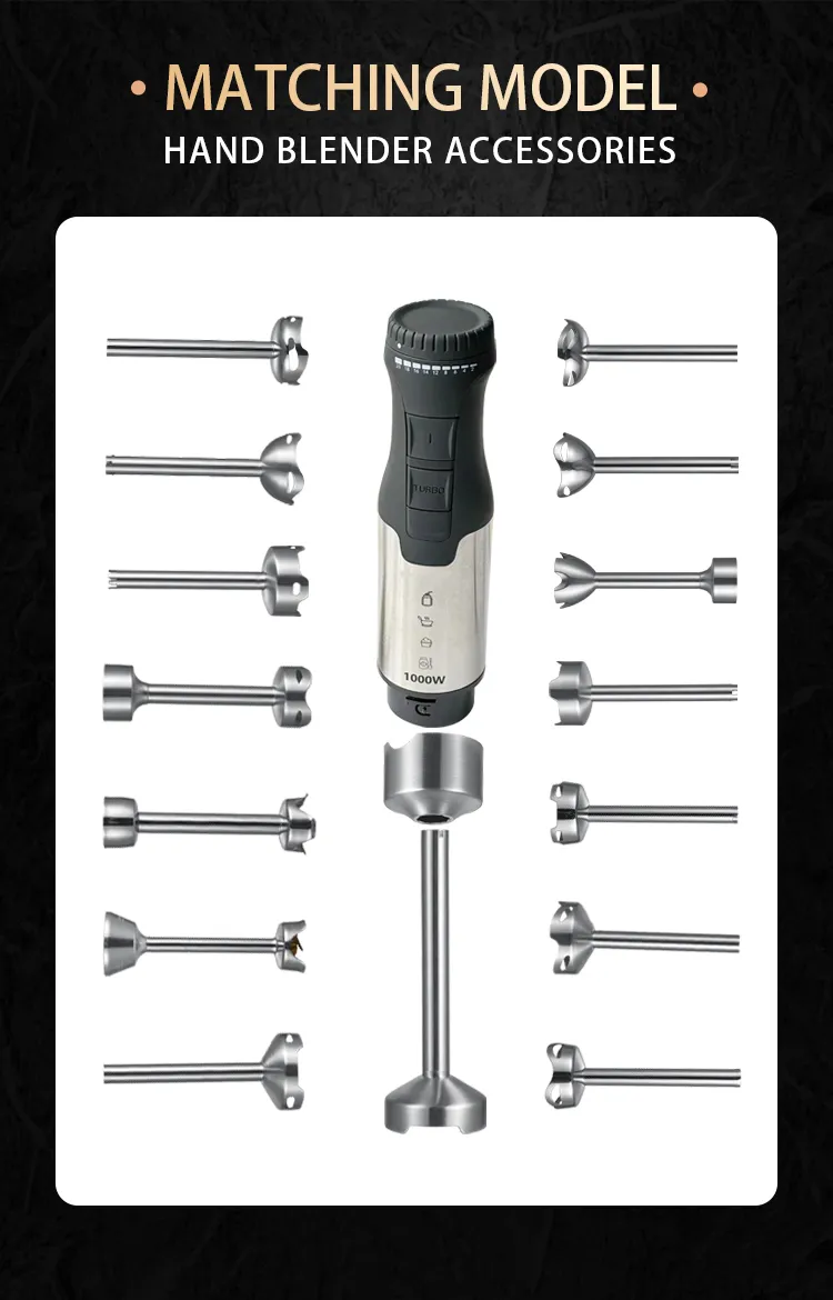 High Quality Hand Blender& Stick Blender& Food Processor& Food Mixer