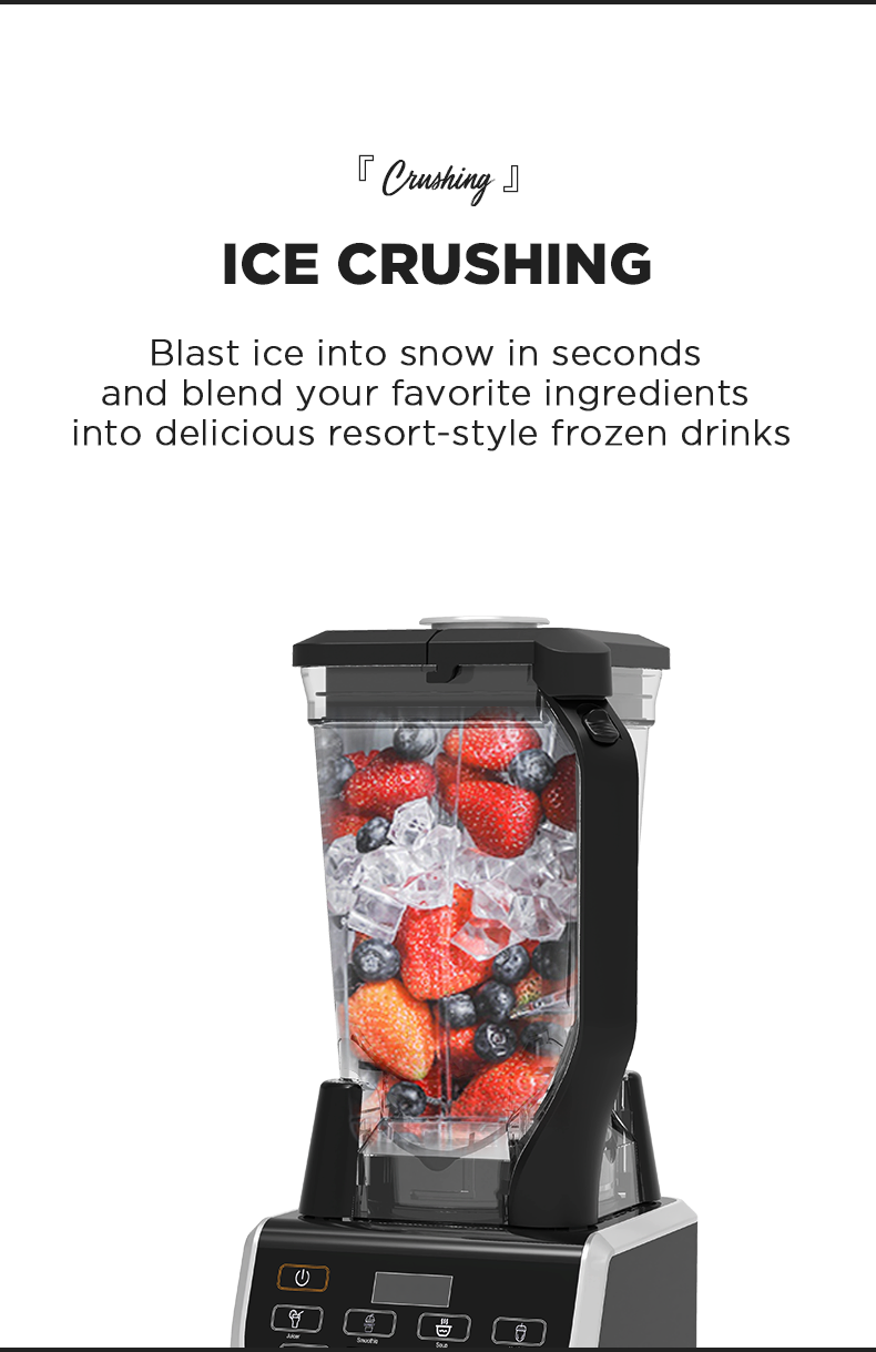 Ranbem Kitchen Appliances High Power Liquidificadores Frozen Drink Machine Best Blender for Smoothies and Ice