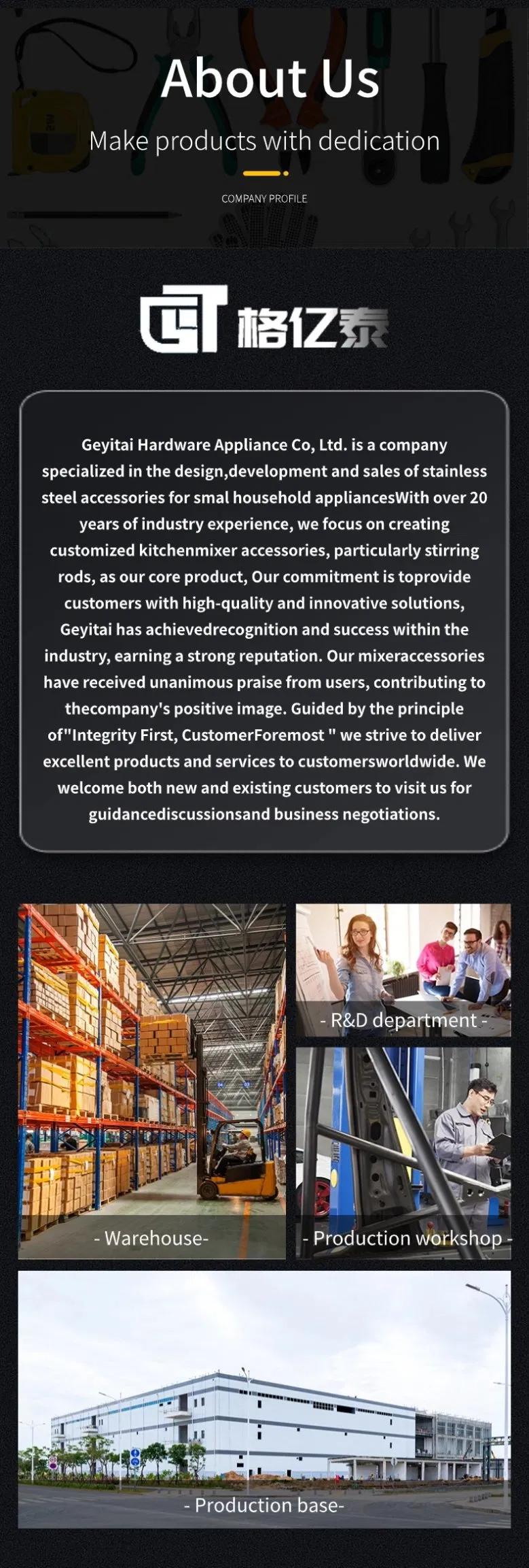 Blender Accessories &Stainless Steel Blade of Blender Rod