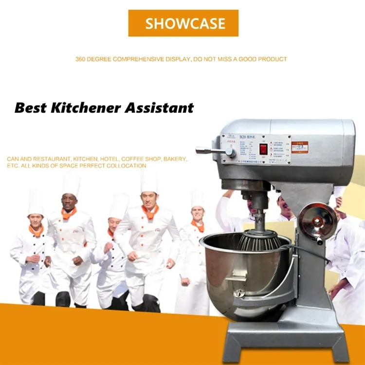 Professional Home Use High Quality 20L 30L Vertical Planetary Mixer Dough Mixer Price