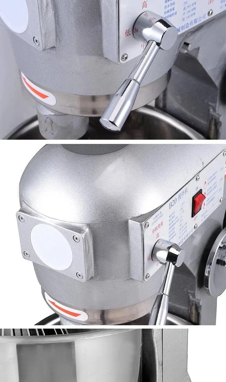 Professional Home Use High Quality 20L 30L Vertical Planetary Mixer Dough Mixer Price