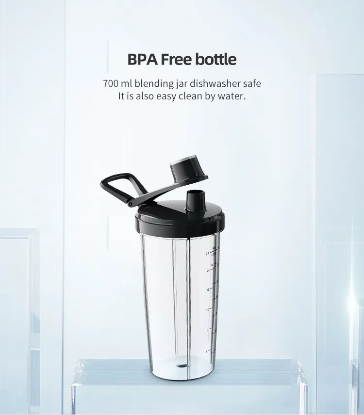 2023 New Design 400W Portable Smoothie Blender Personal Electric Blender for Shakes and Smoothies