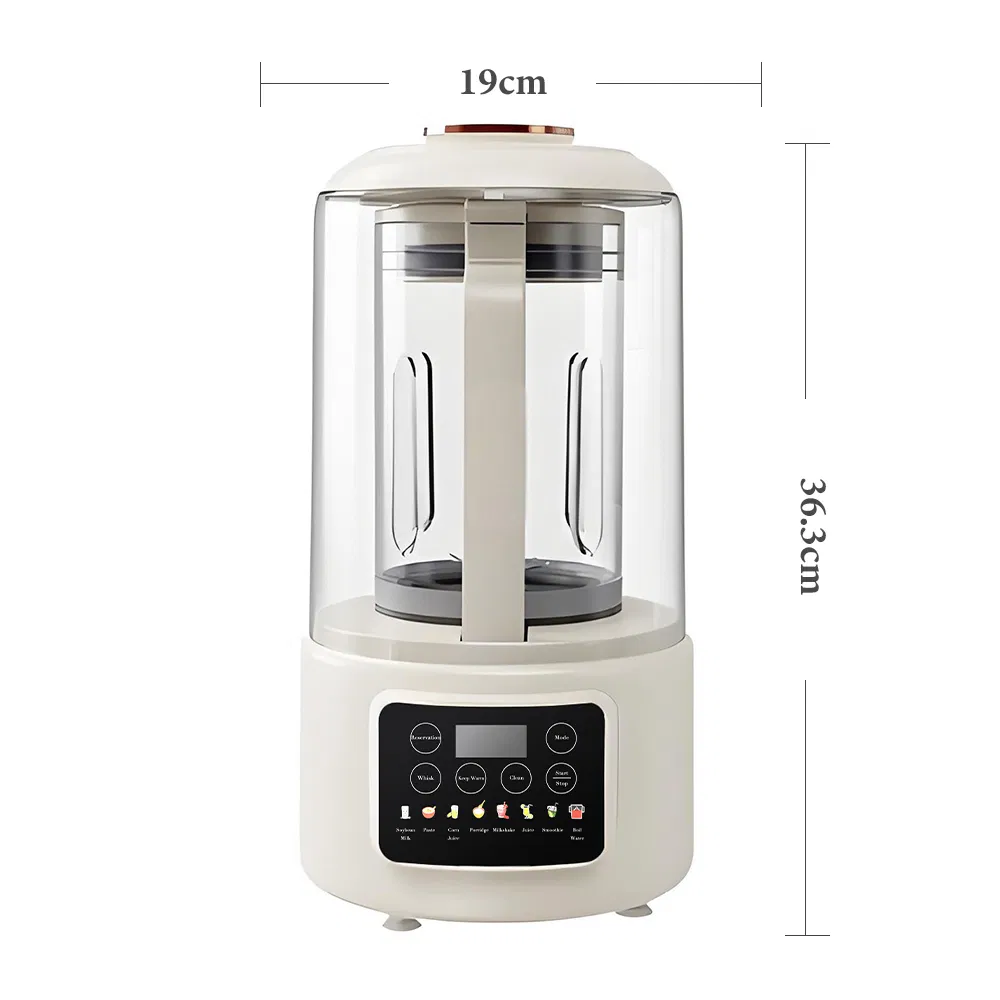 New Design White 1.5L Powerful Blender with Noise Reduction Cover
