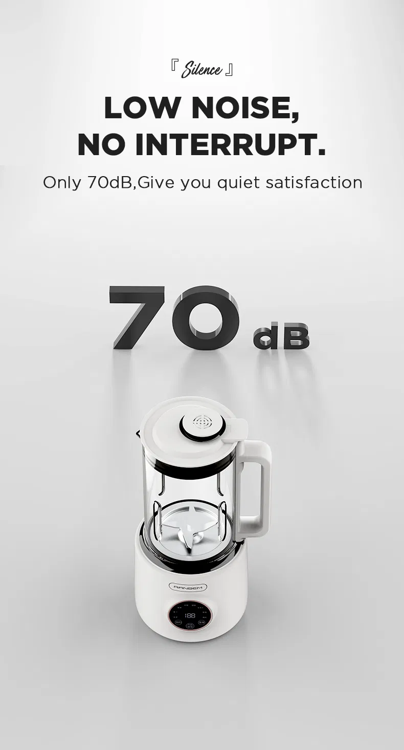 Ranbem 110V 220V Thermal Wall Breaking Machine Blender Automatic Soy Milk Maker Soybean Bean Milk Maker