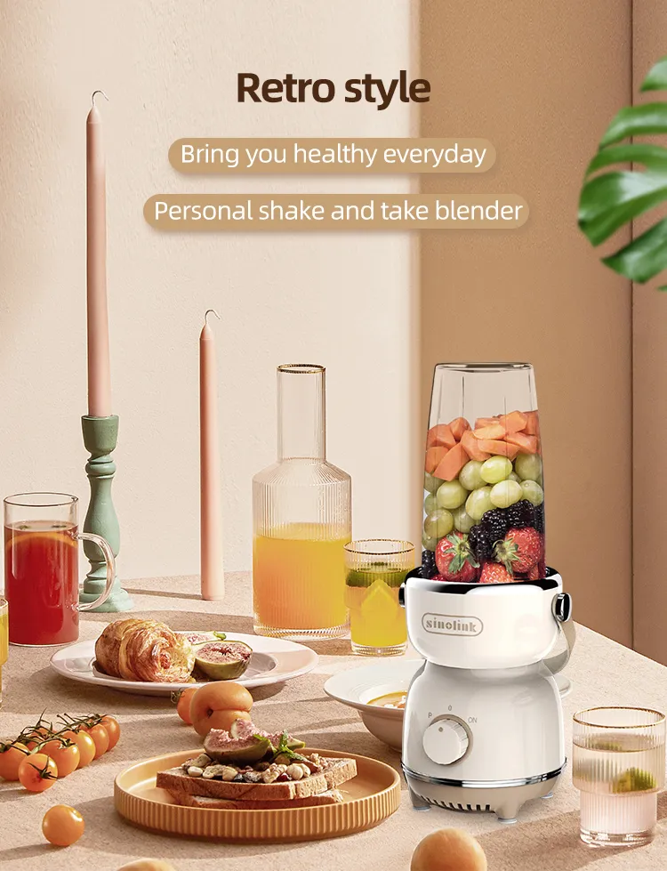 2022 New Arrival Excellent Retro Style Personal Portable Blender