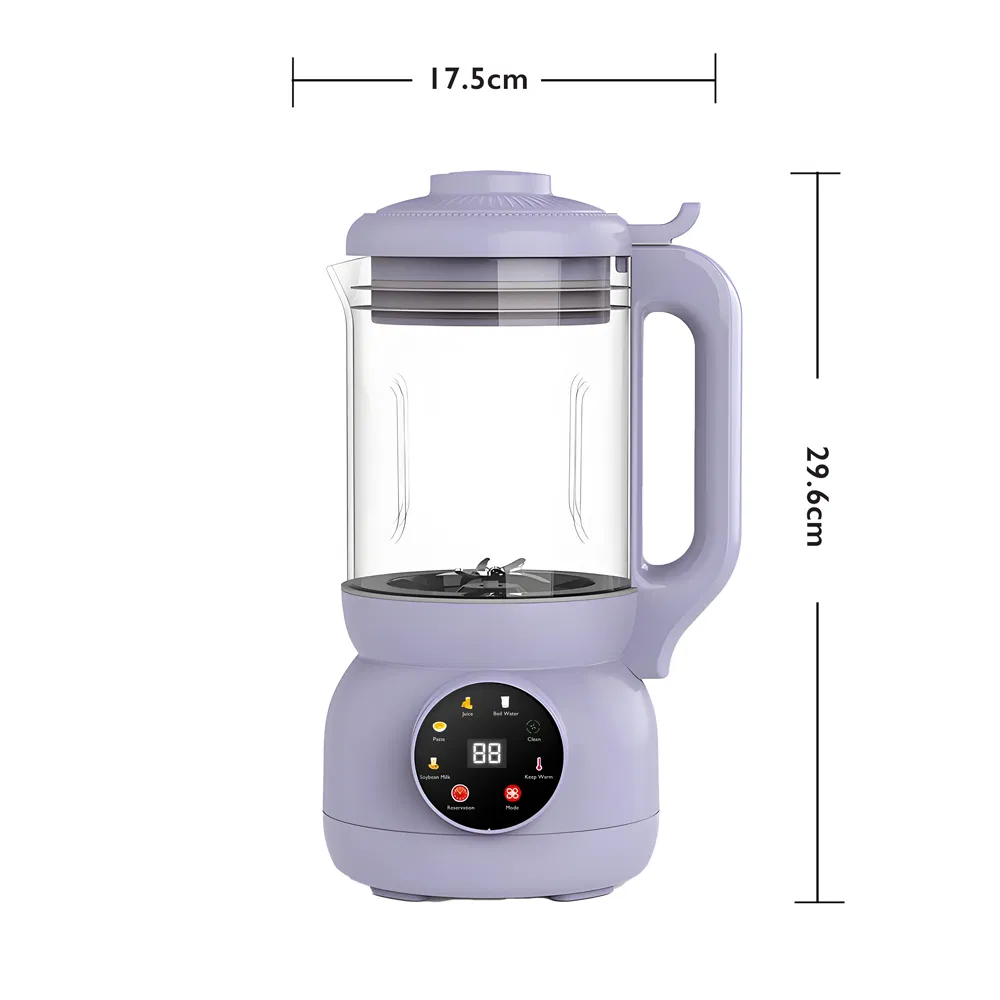 Elegent Purple Design 1L Compact Blender for Small Family Use