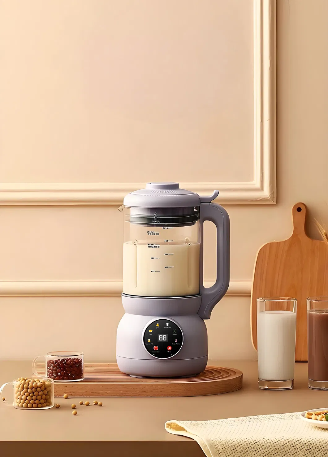 Elegent Purple Design 1L Compact Blender for Small Family Use