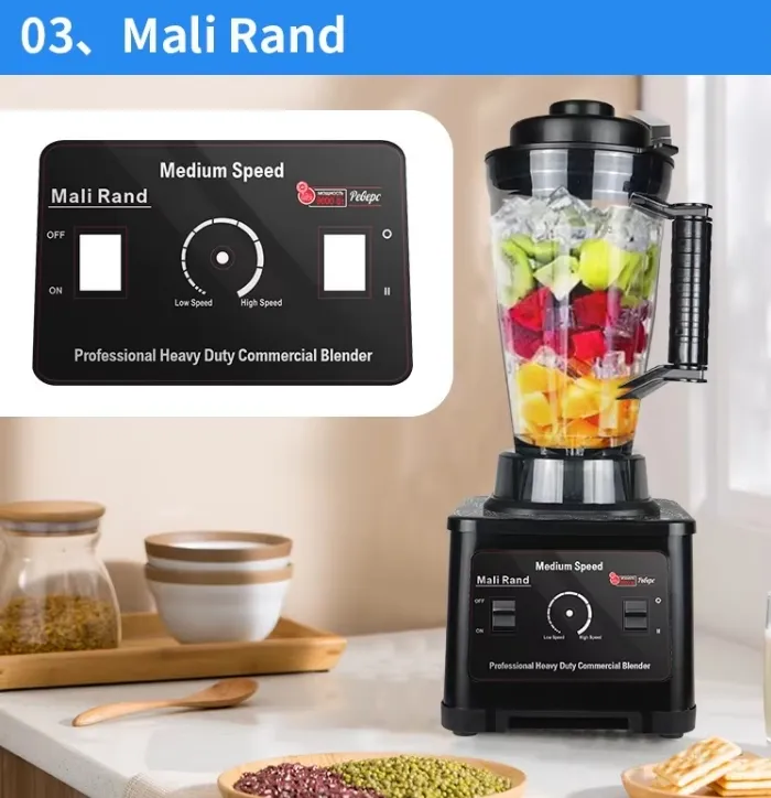 High-Performance 3L 4L Blender Model Hj 03 with User-Friendly Knob Control