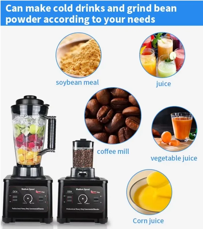 High-Performance 3L 4L Blender Model Hj 03 with User-Friendly Knob Control