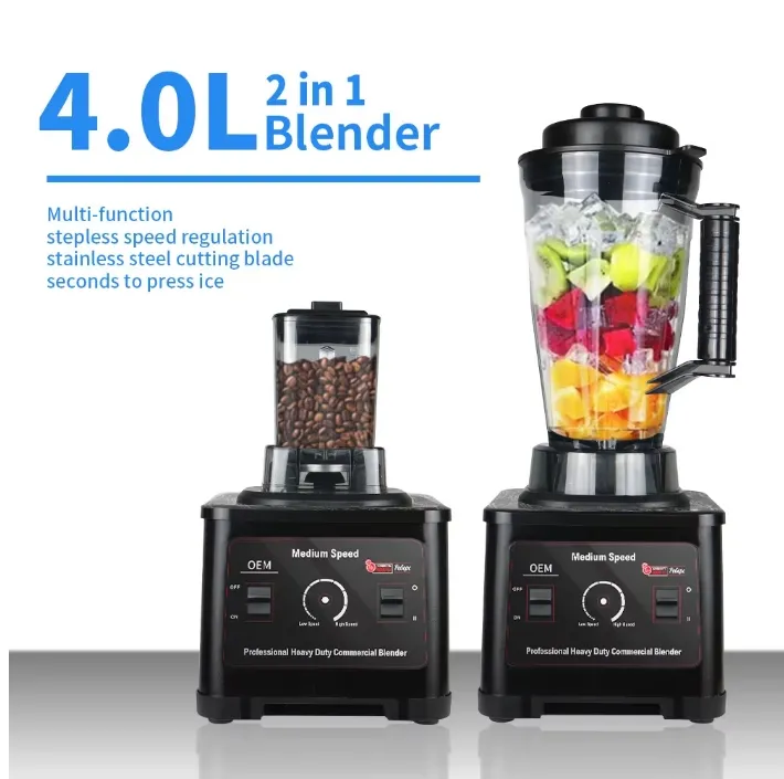 High-Performance 3L 4L Blender Model Hj 03 with User-Friendly Knob Control