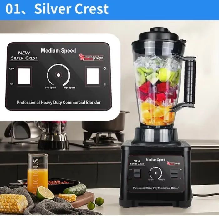 High-Performance 3L 4L Blender Model Hj 03 with User-Friendly Knob Control